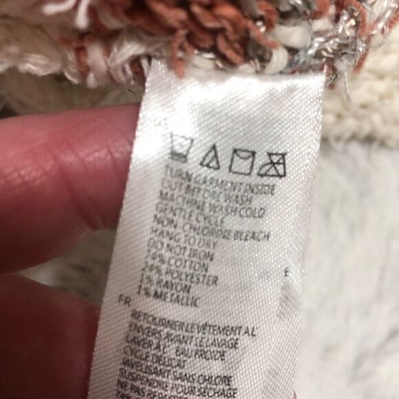 𝅺amuse Society Malita mesh knit open cardigan size XS/S - Picture 3 of 9